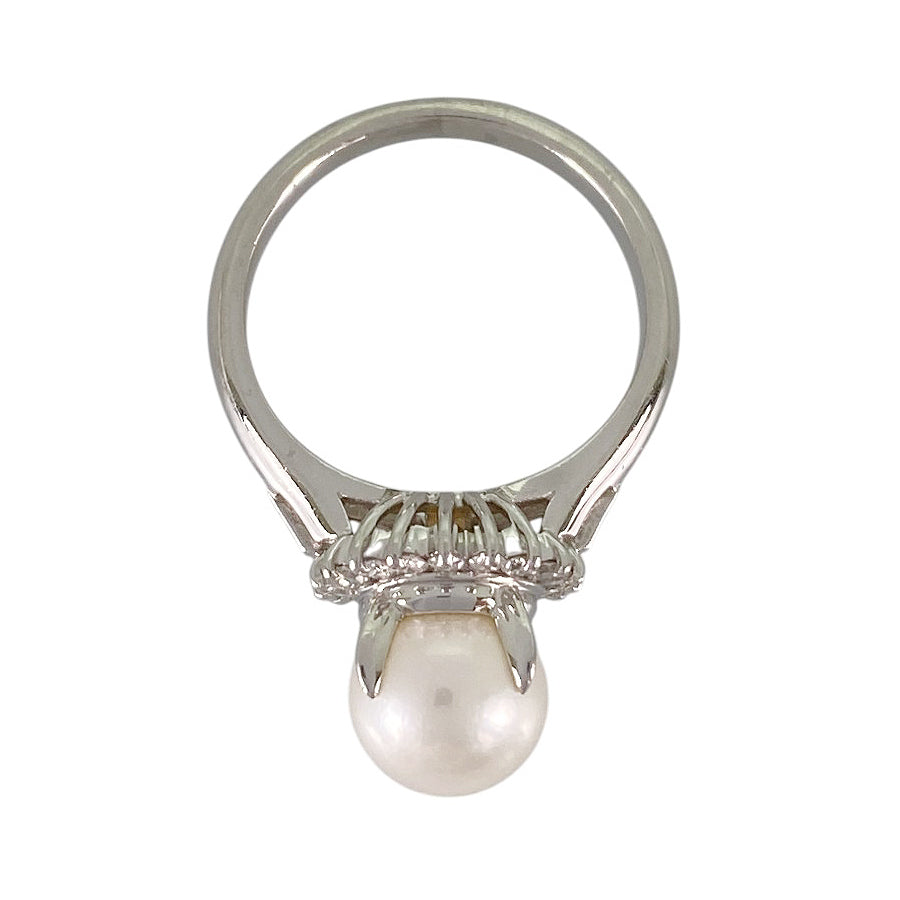 Ring Platinum Akoya Pearl