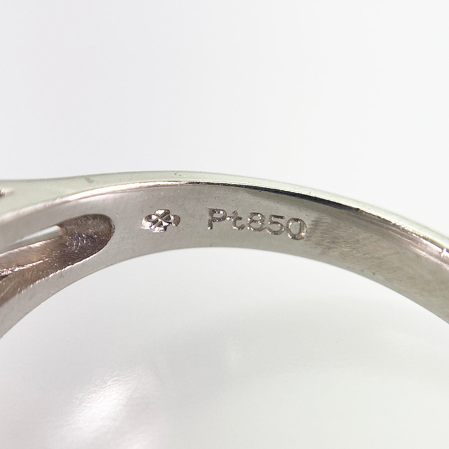 Ring Platinum Akoya Pearl