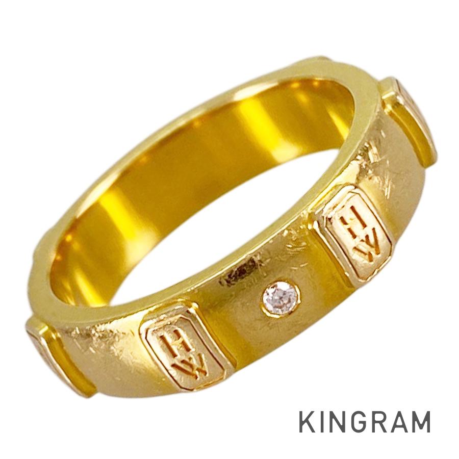 HARRY WINSTON HW logo band Ring