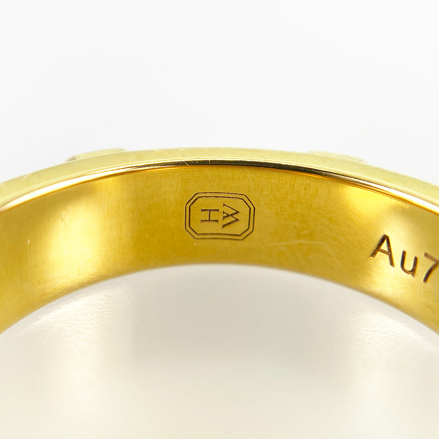 HARRY WINSTON HW logo band Ring