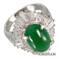 Ring Platinum Jade - Jadeite