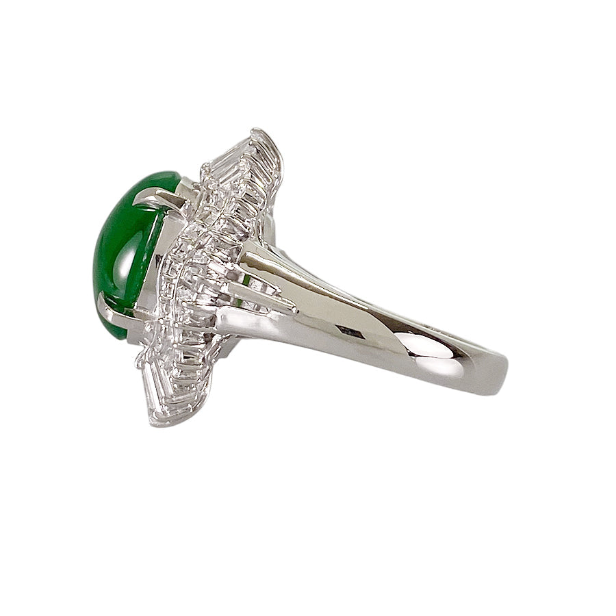 Ring Platinum Jade - Jadeite