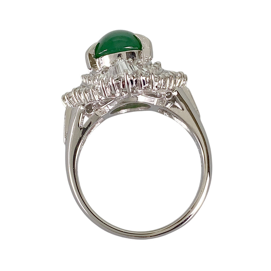 Ring Platinum Jade - Jadeite