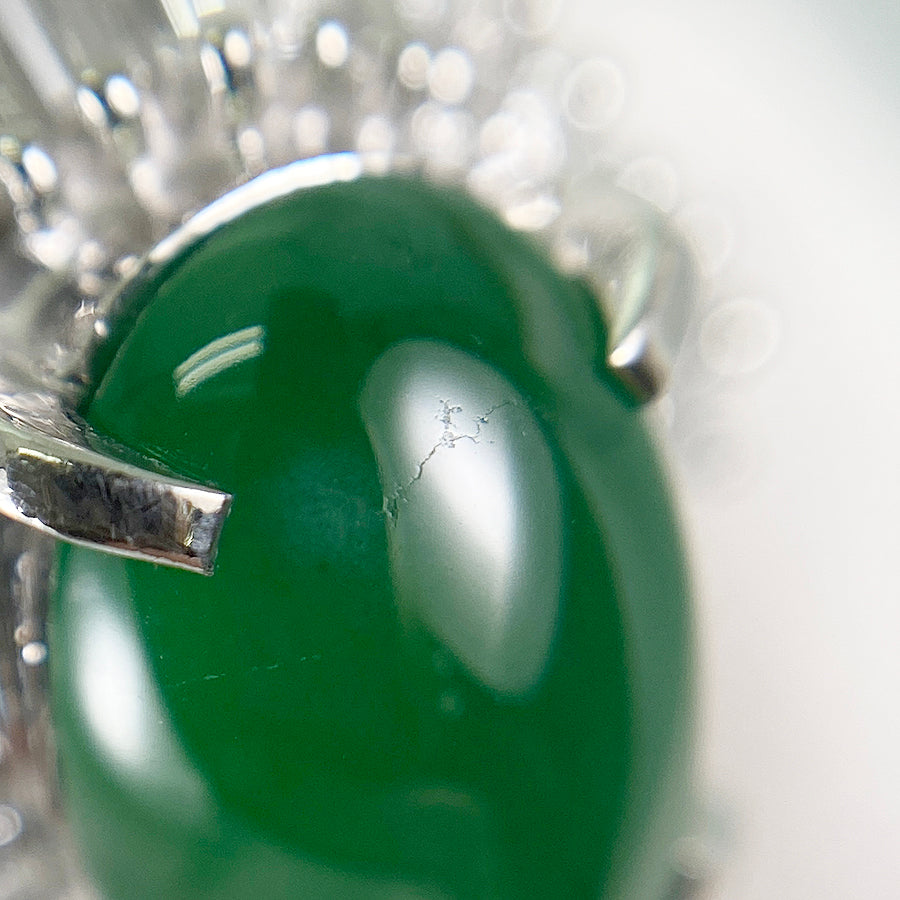 Ring Platinum Jade - Jadeite
