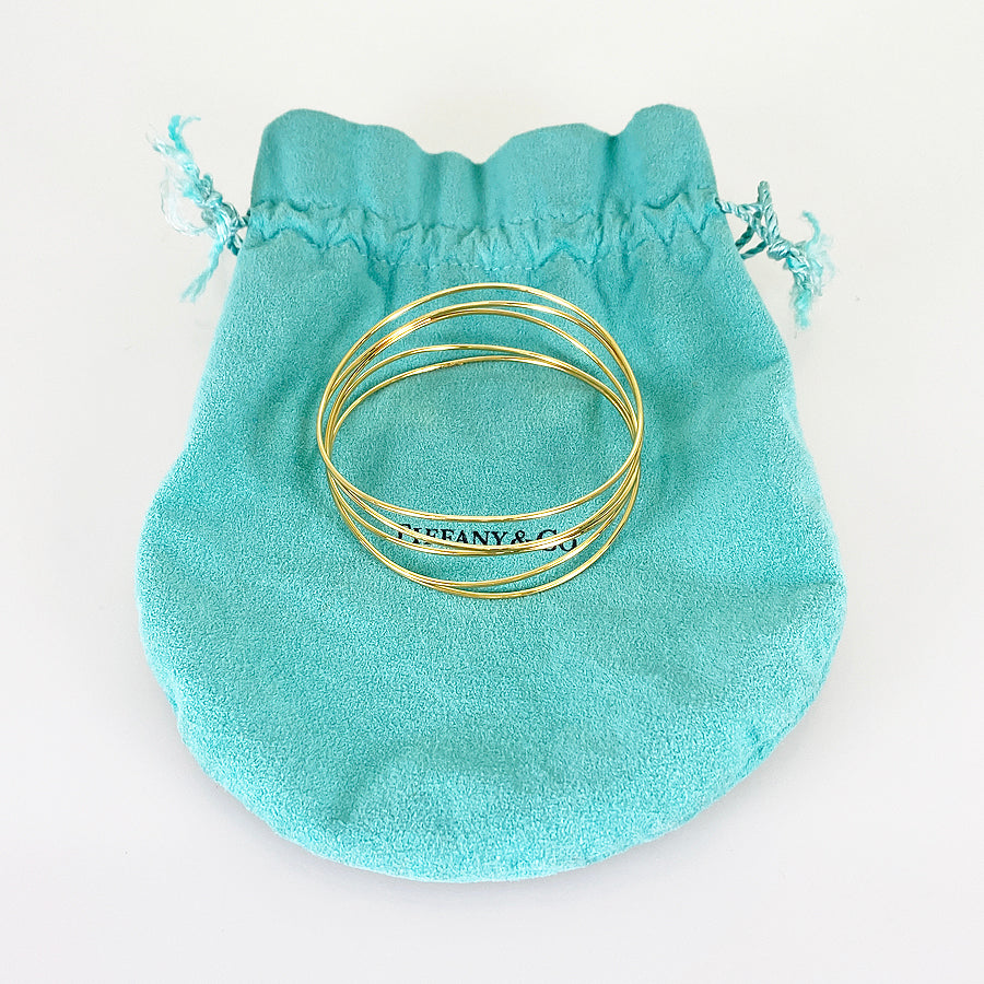 TIFFANY&Co. Elsa Peretti Wave 5 Row Bangle