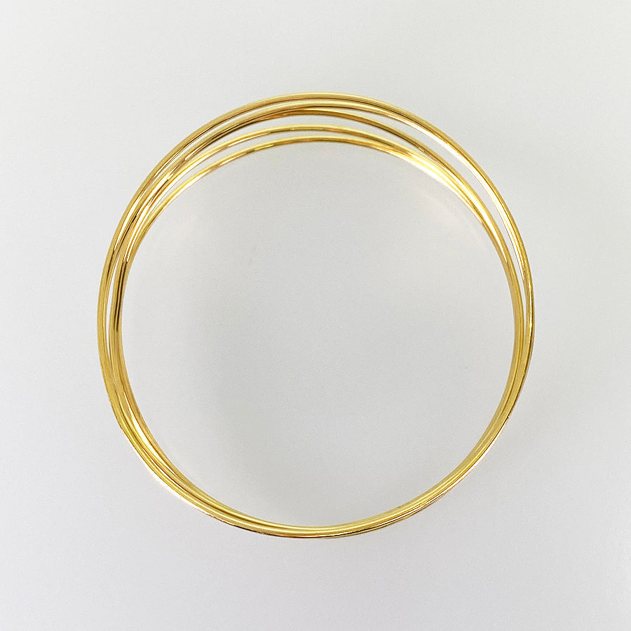 TIFFANY&Co. Elsa Peretti Wave 5 Row Bangle