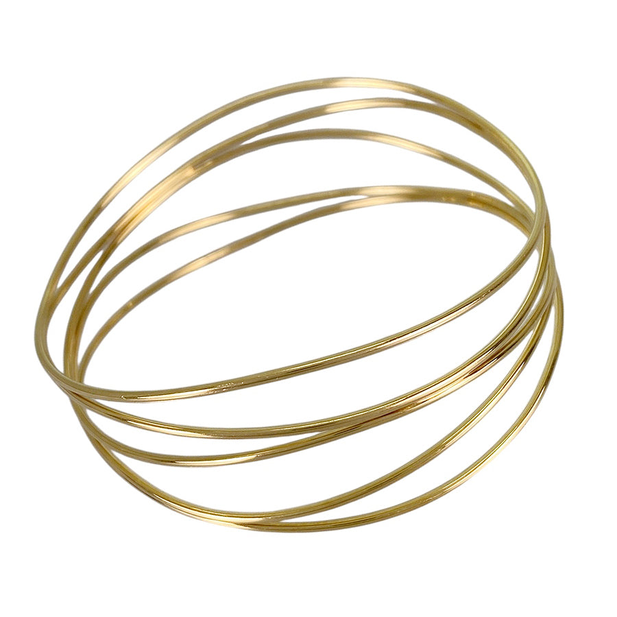 TIFFANY&Co. Elsa Peretti Wave 5 Row Bangle