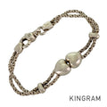 TIFFANY&Co. Double Heart Double rope Bracelet