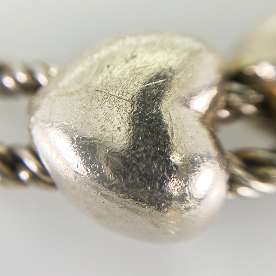 TIFFANY&Co. Double Heart Double rope Bracelet