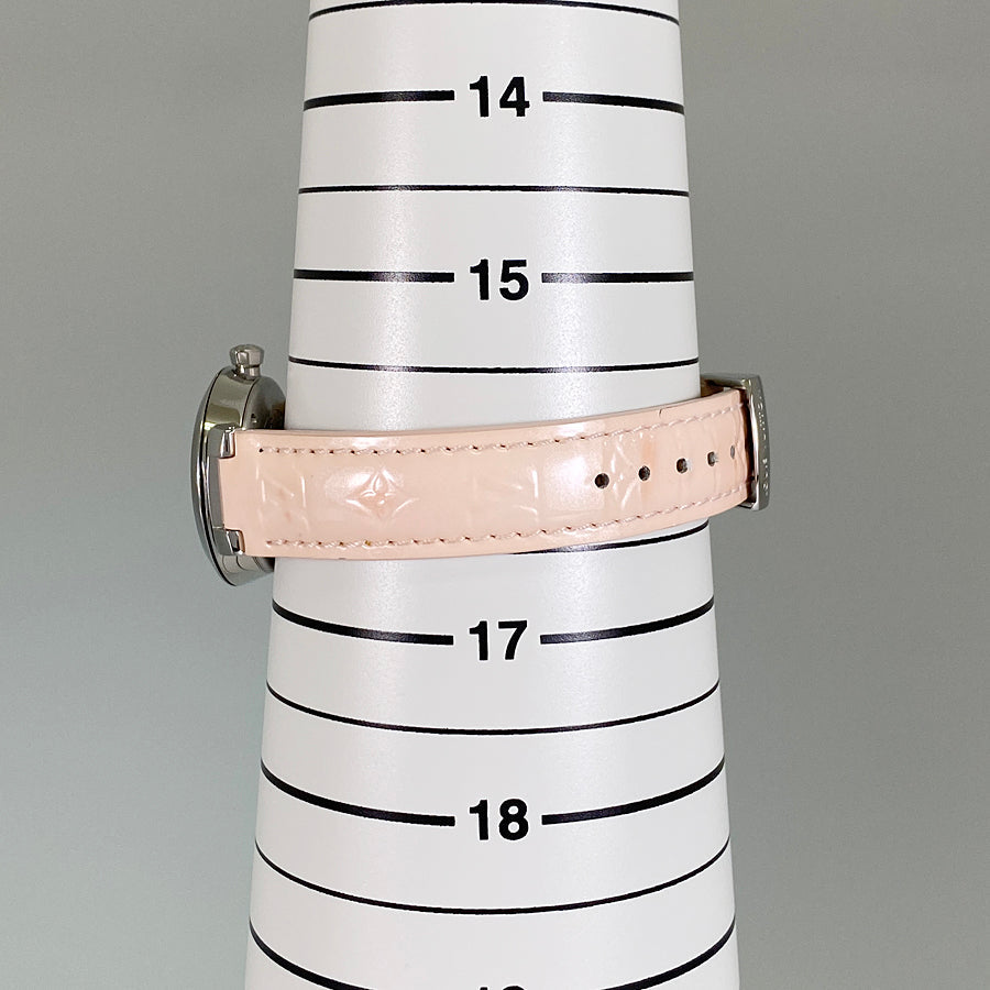 LOUIS VUITTON Monogram Vernis Tambour Q12MG Women's Watch