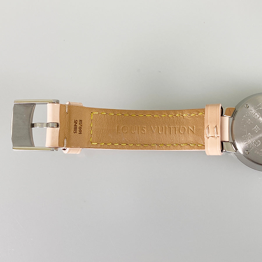 LOUIS VUITTON Monogram Vernis Tambour Q12MG Women's Watch