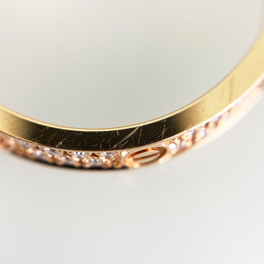 Cartier Mini Love Pave B4218100 Ring