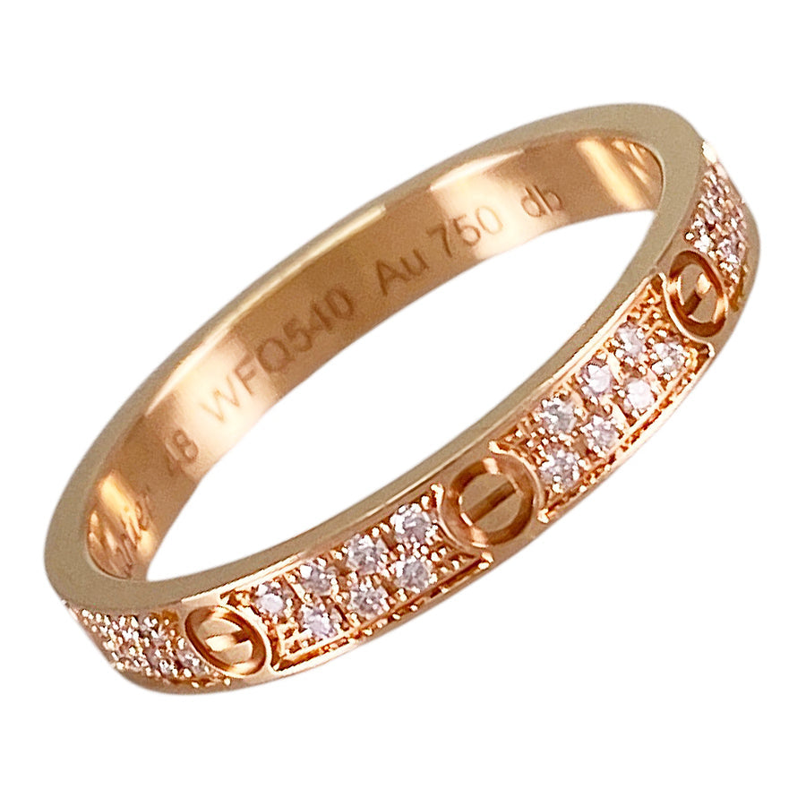 Cartier Mini Love Pave B4218100 Ring