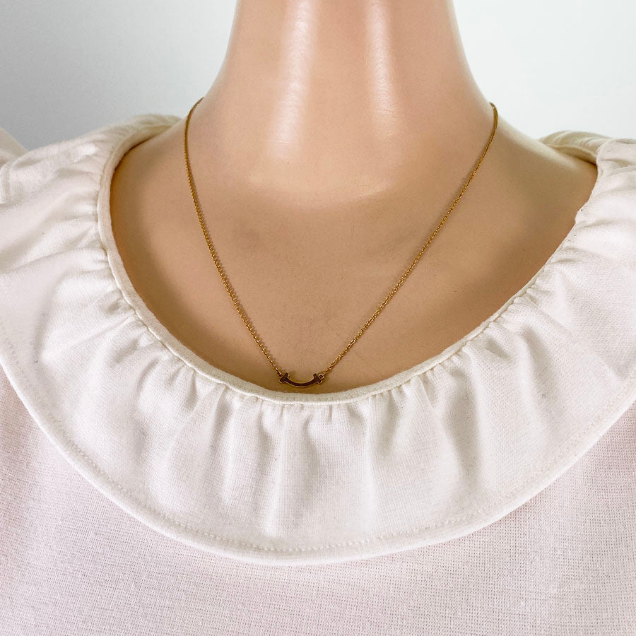 TIFFANY&Co. T Smile mini Necklace