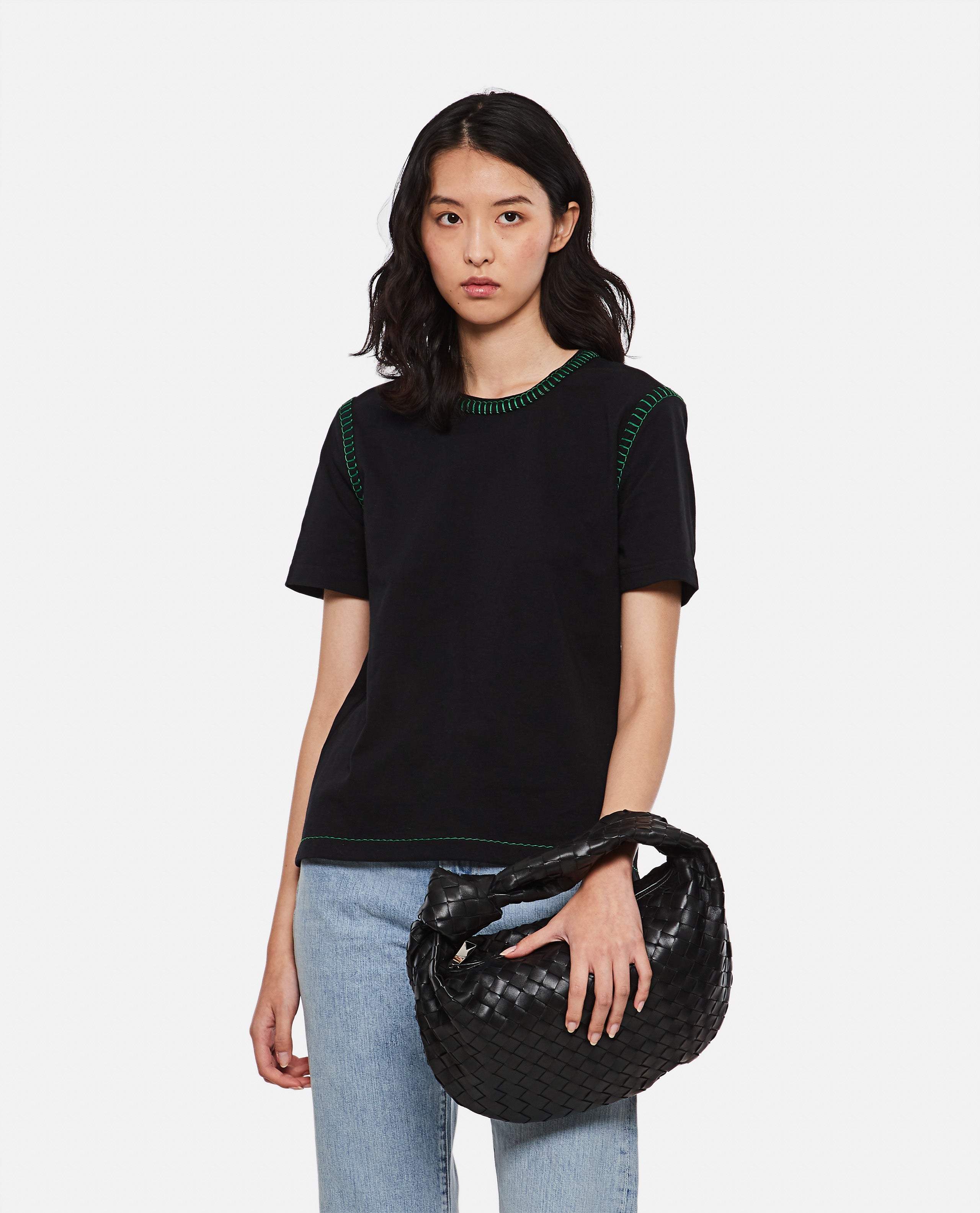 Bottega Veneta Women Teen Jodie Leather Handbag