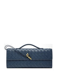 Bottega Veneta Women Andiamo Leather Clutch