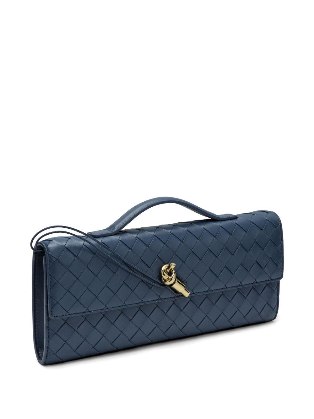 Bottega Veneta Women Andiamo Leather Clutch