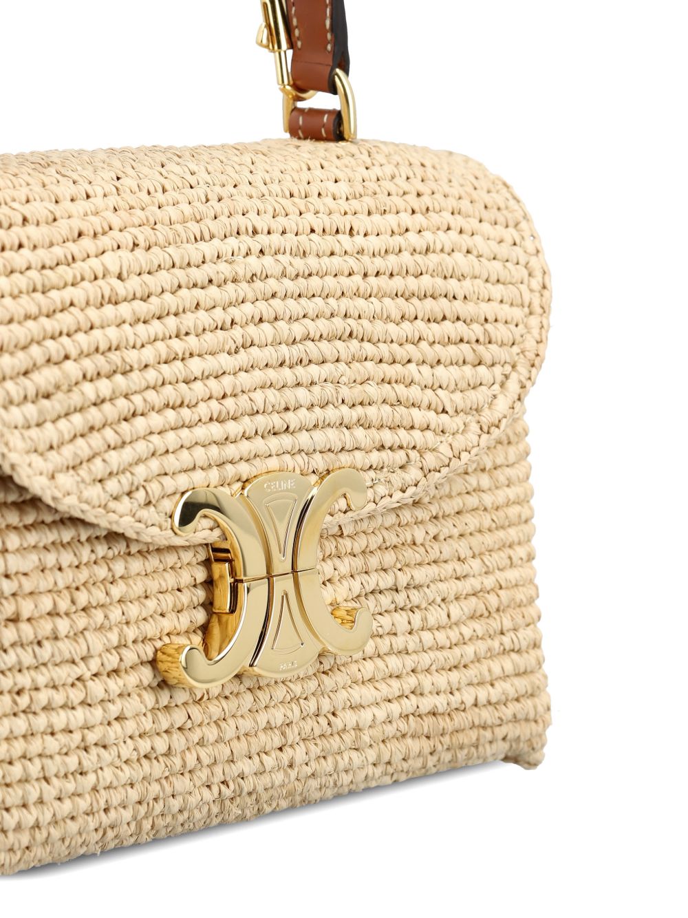 Celine Women Nino Teen Rafia Handbag