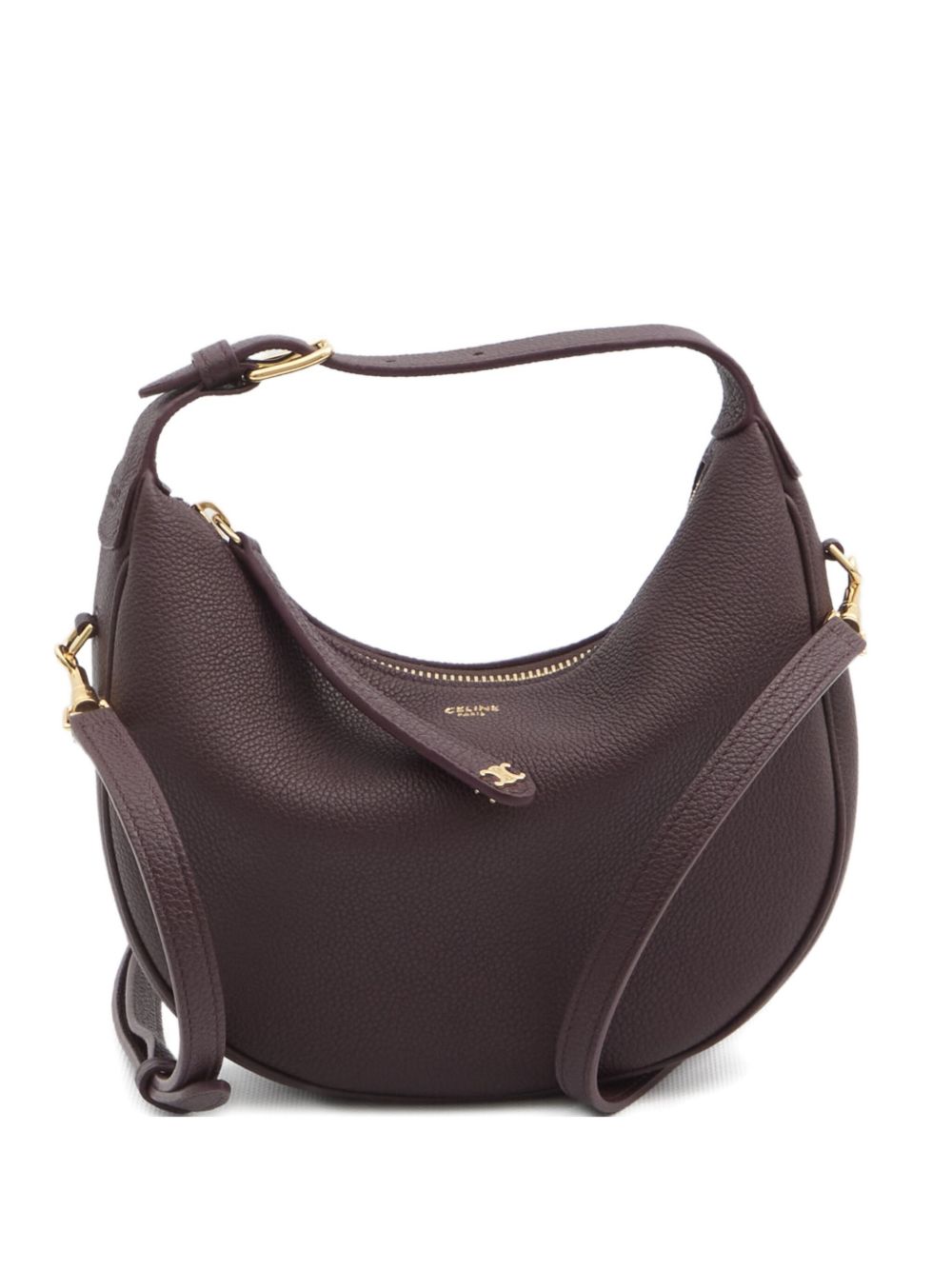 Celine Women Lulu Teen Leather Hobo Bag