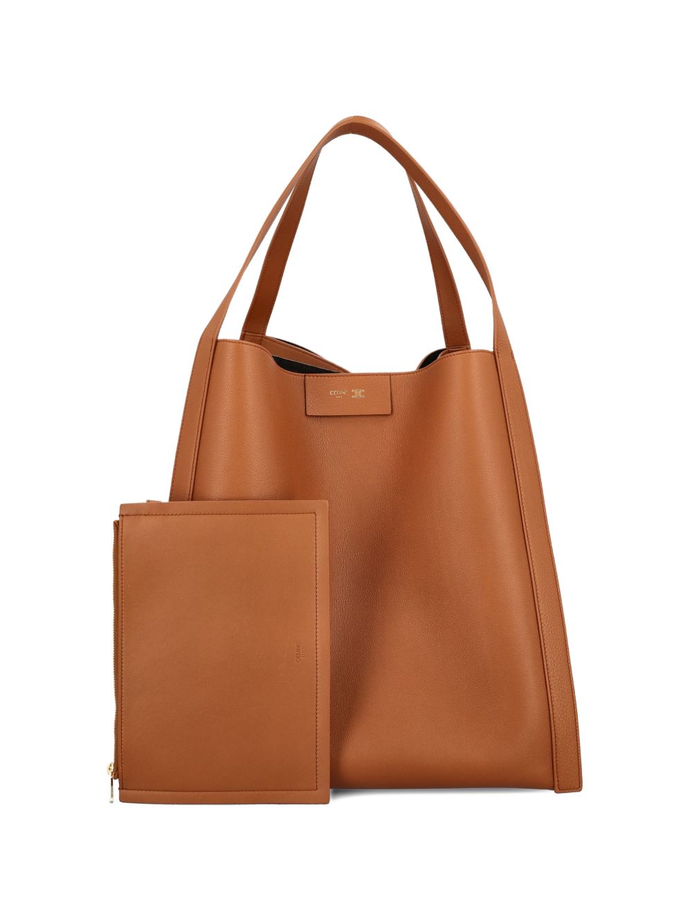 Celine Women Cube Medium Leather Tote