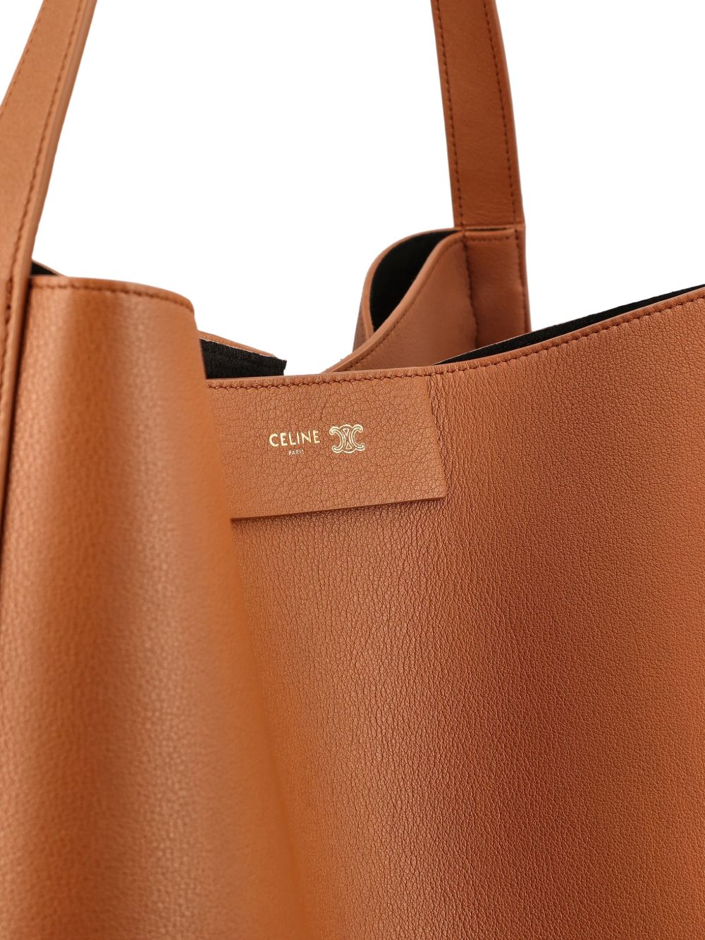 Celine Women Cube Medium Leather Tote
