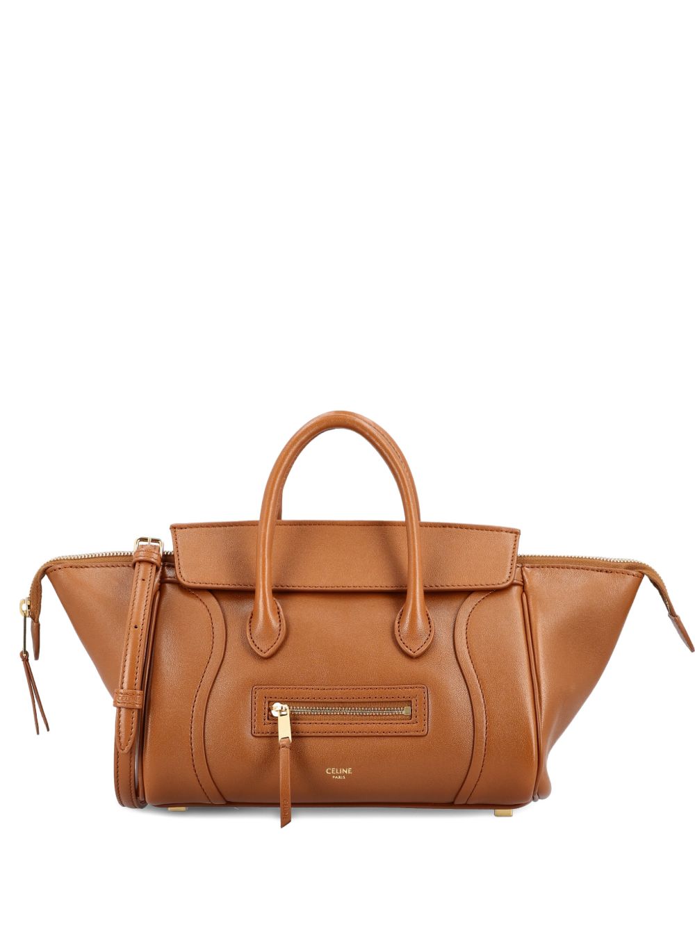 Celine Women Luggage Small Leather Tote Bag