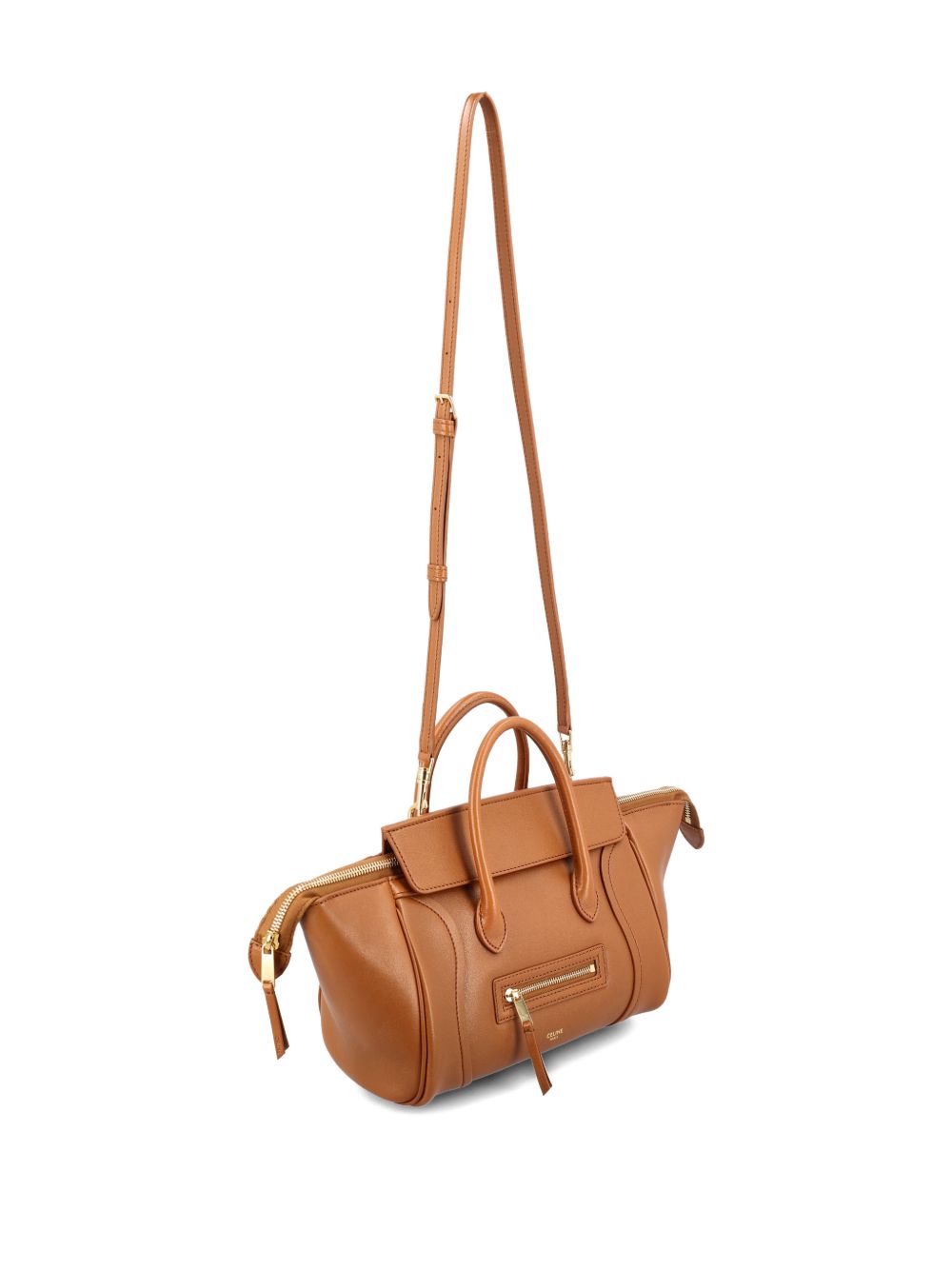 Celine Women Luggage Small Leather Tote Bag