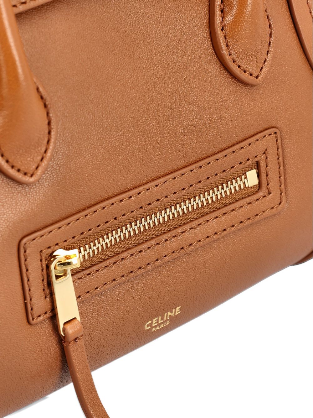 Celine Women Luggage Small Leather Tote Bag