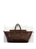Celine Women Luggage Medium Leather Tote Bag
