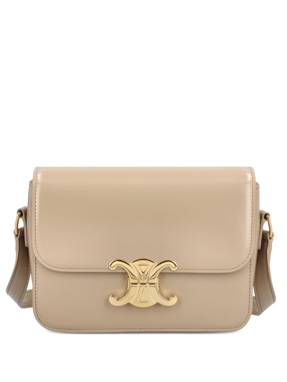 Celine Women Triomphe Teen Leather Crossbody Bag