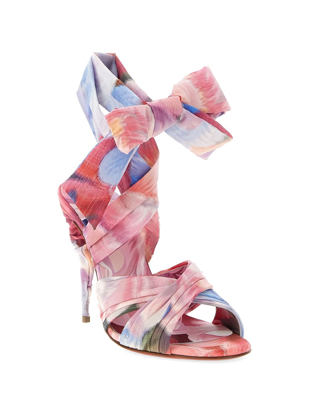 Christian Louboutin Women Affabula Peony Print Sandals