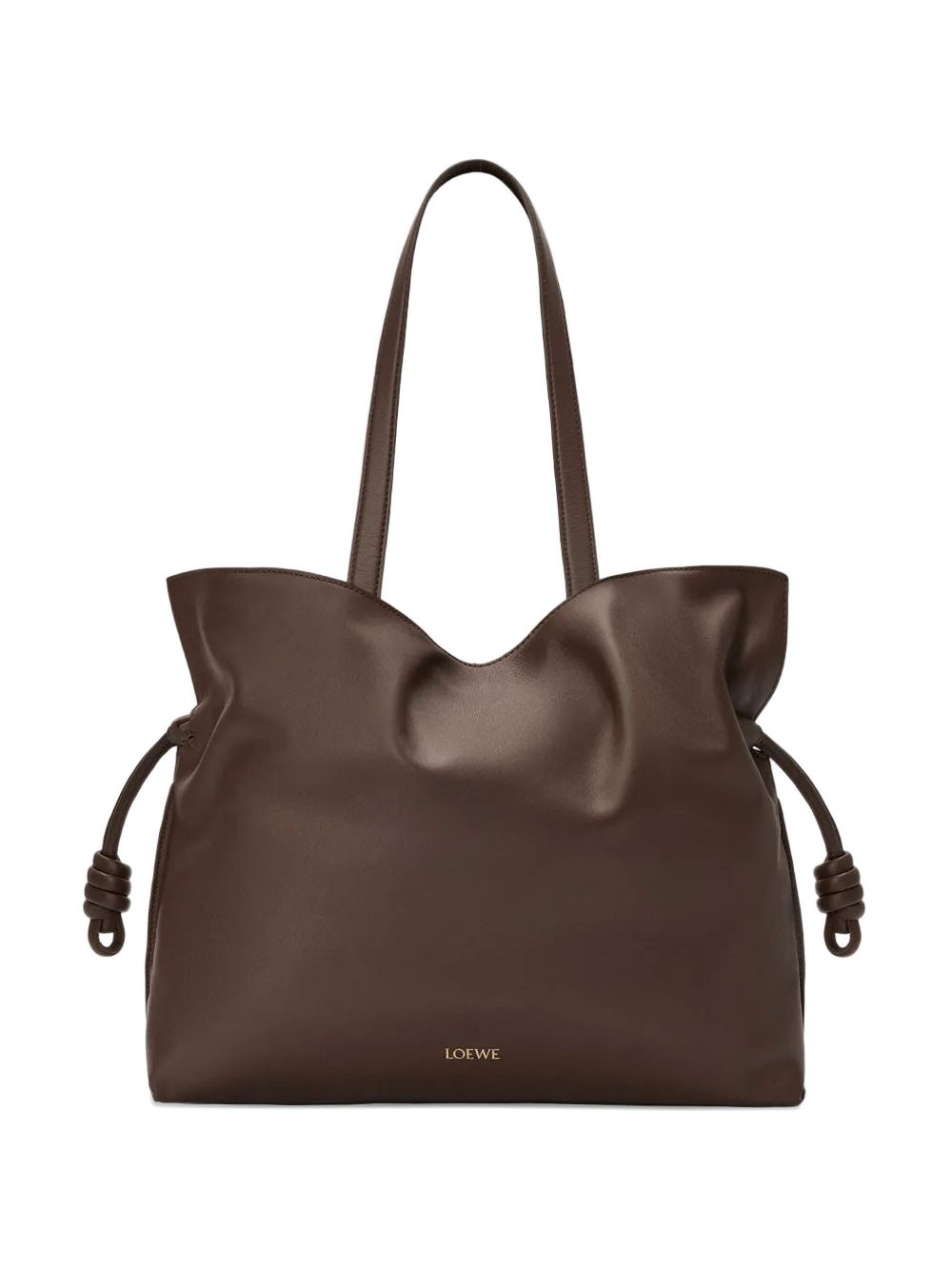 Loewe Women Flamenco Large Leather Clutch