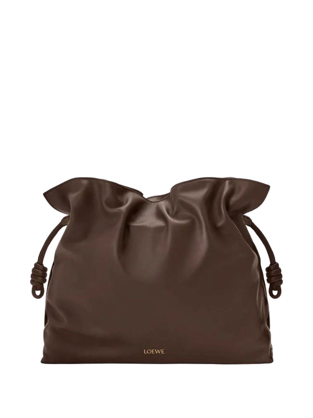 Loewe Women Flamenco Large Leather Clutch