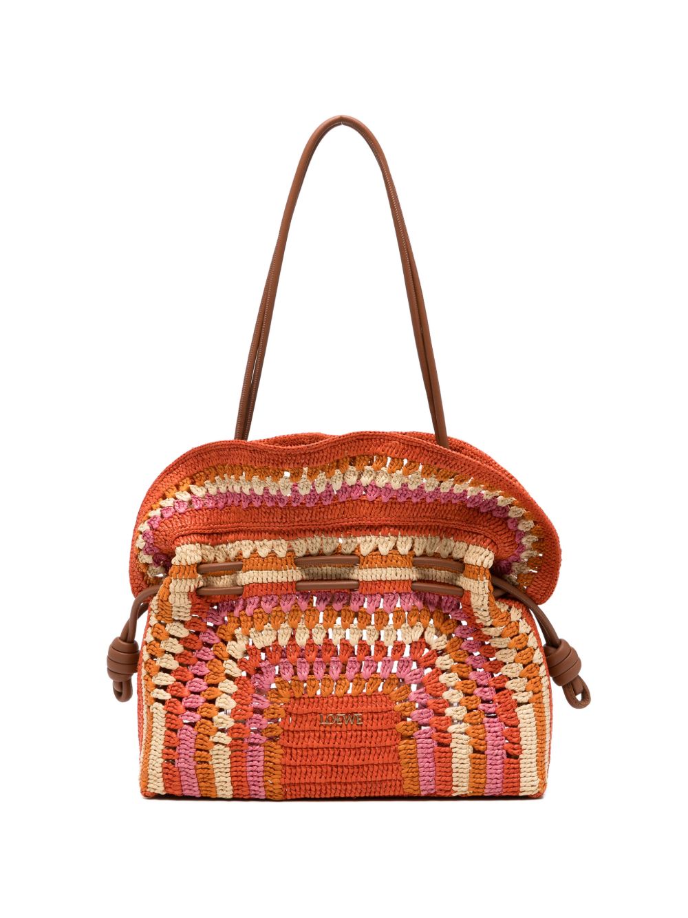 Loewe Paula's Ibiza Women Flamenco Medium Rafia Clutch