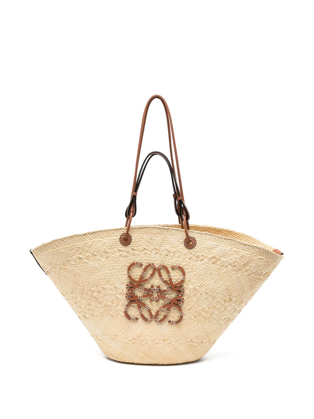Loewe Paula's Ibiza Women Anagram Rafia Large Tote
