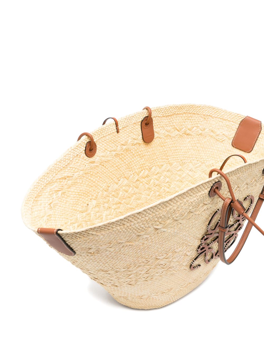 Loewe Paula's Ibiza Women Anagram Rafia Large Tote