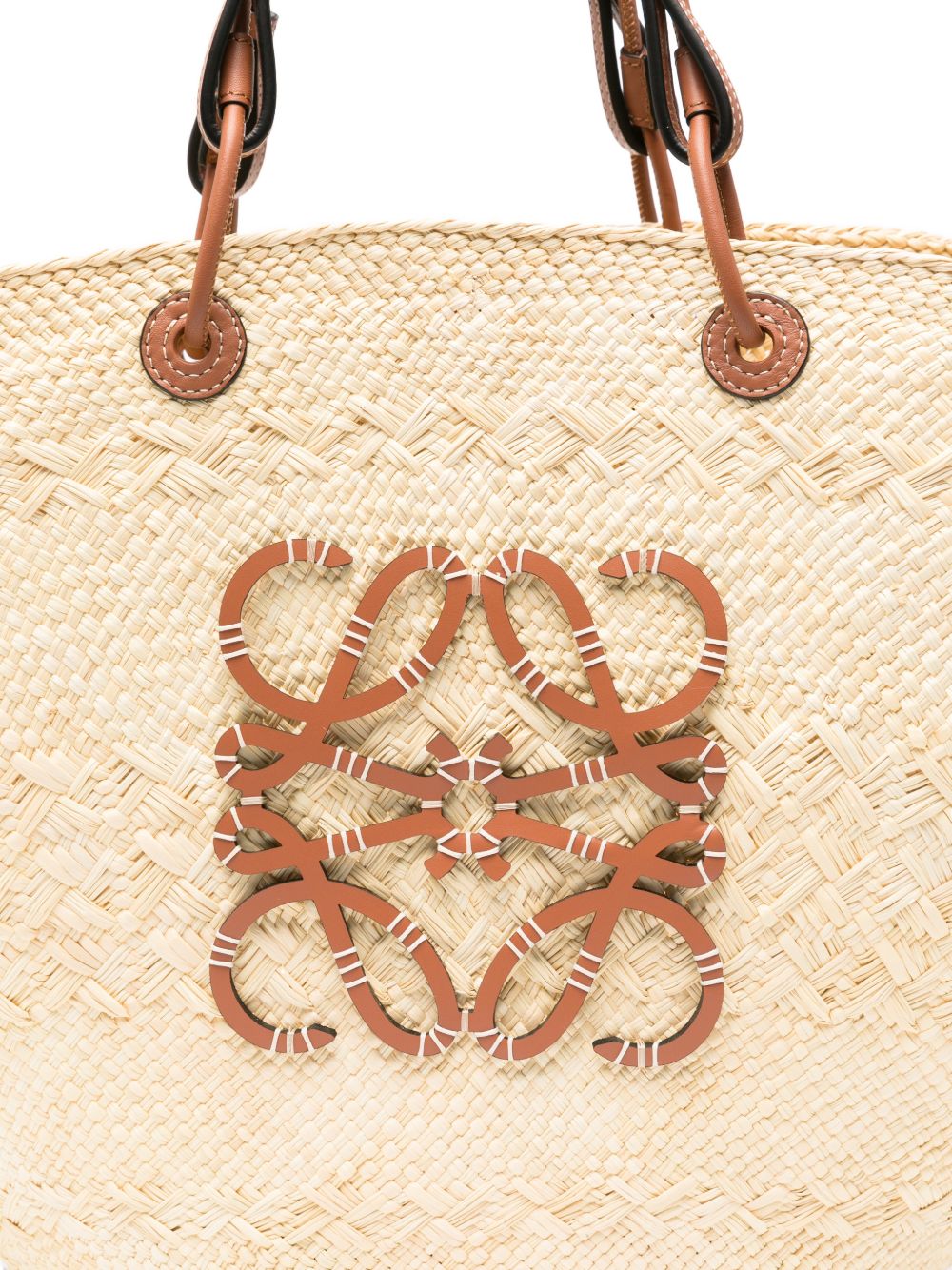 Loewe Paula's Ibiza Women Anagram Rafia Large Tote