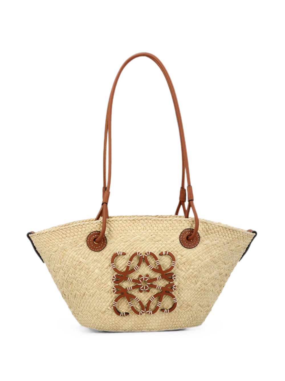 Loewe Paula's Ibiza Women Anagram Rafia Small Tote