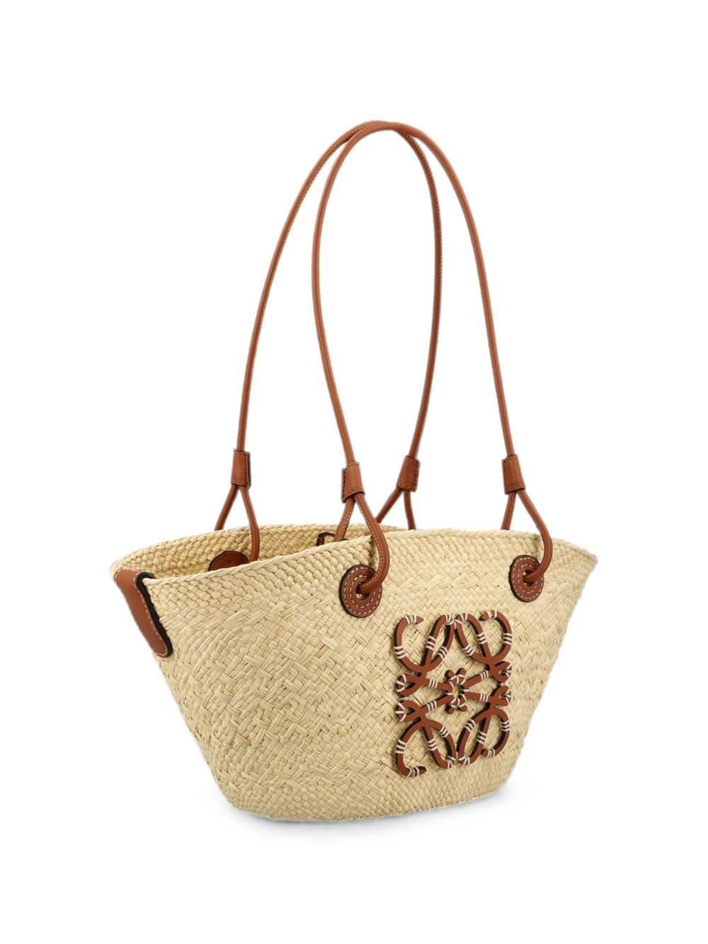 Loewe Paula's Ibiza Women Anagram Rafia Small Tote