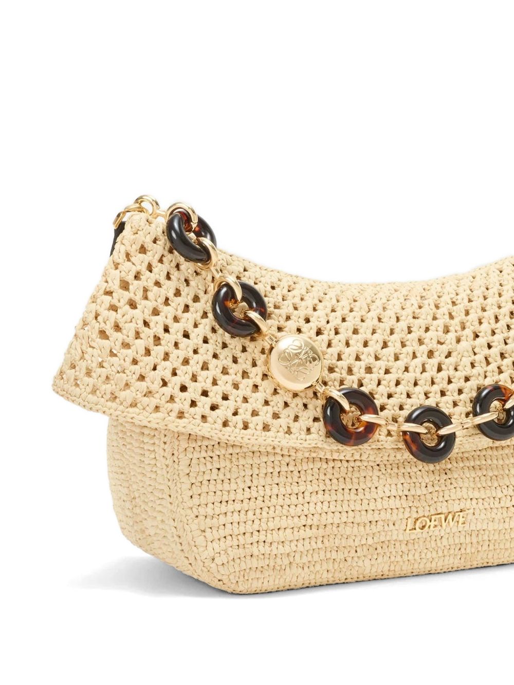 Loewe Paula's Ibiza Women Ola Crochet Medium Shoulder Bag