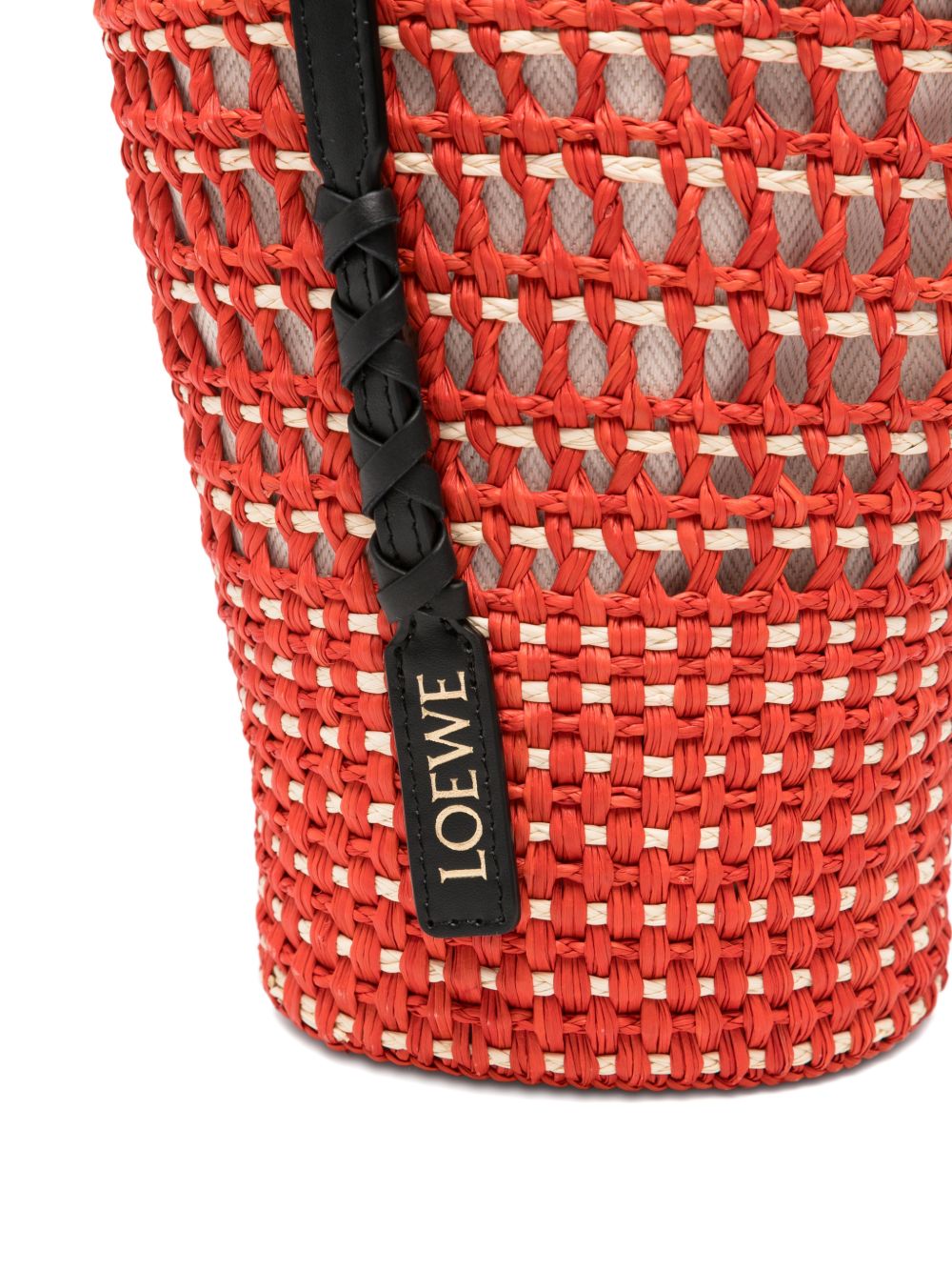 Loewe Paula's Ibiza Women Braid Rafia Bucket Bag