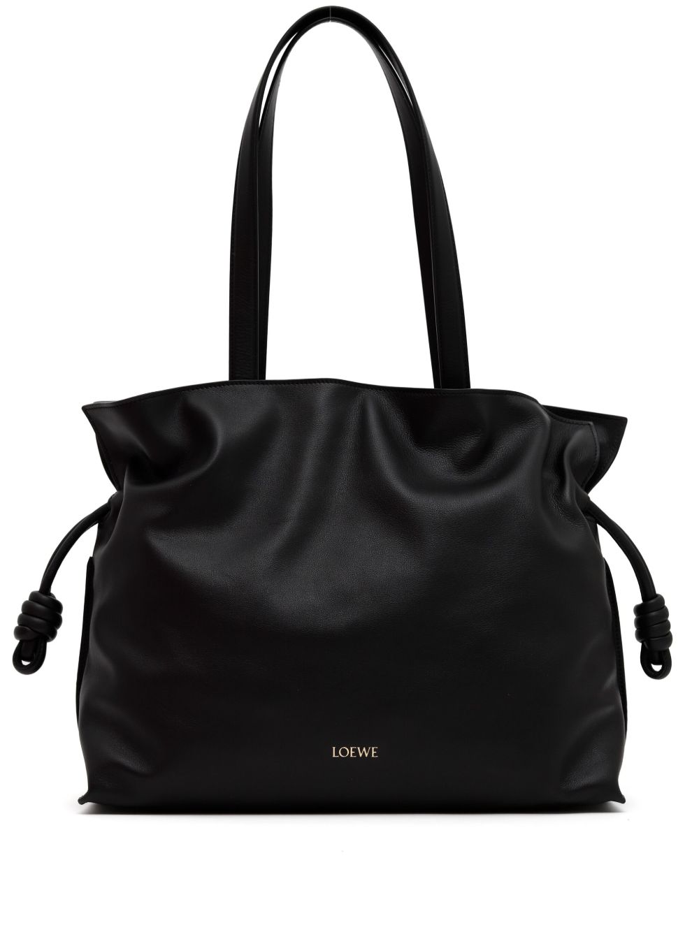 Loewe Women Flamenco Large Leather Clutch