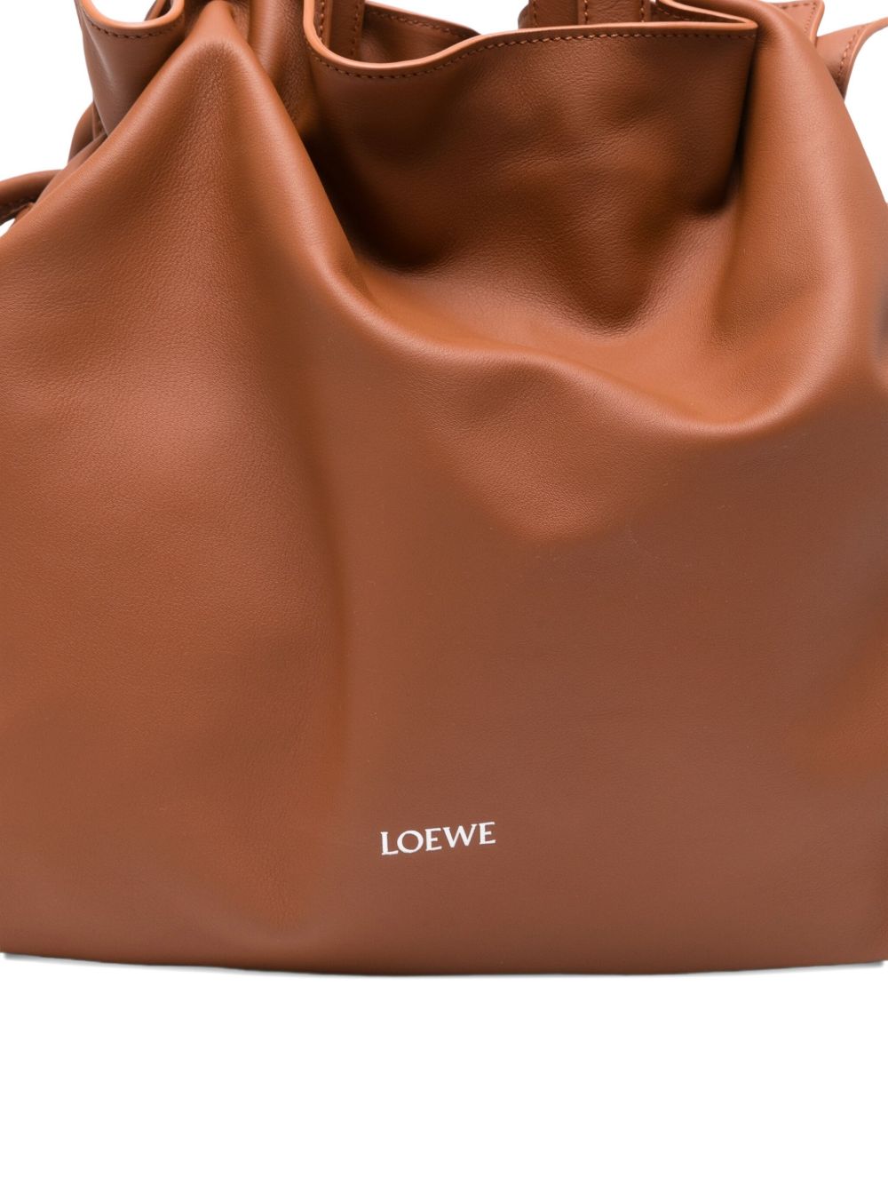Loewe Women Flamenco Large Leather Clutch