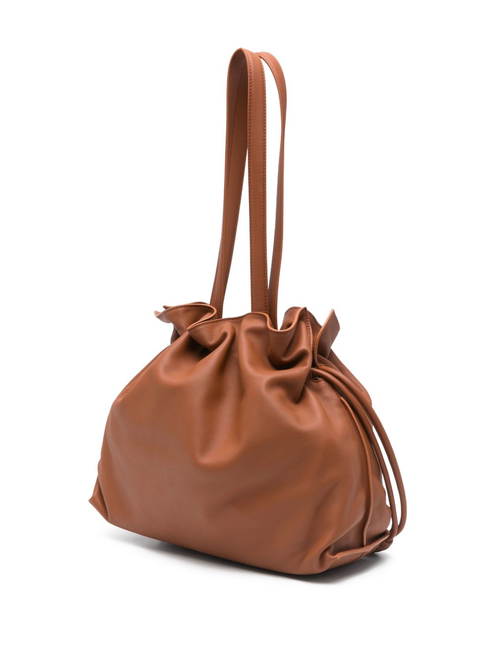 Loewe Women Flamenco Large Leather Clutch