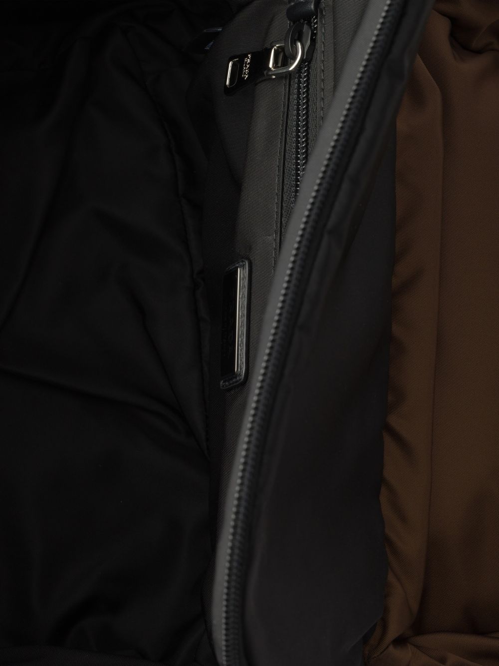 Prada Men Re-Nylon And Leather Crossbody Bag