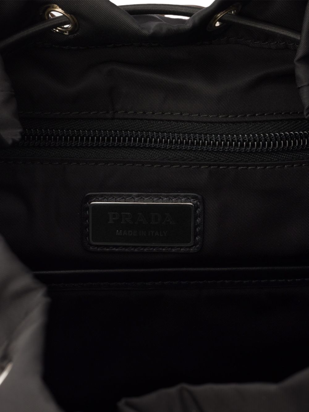Prada Men Re-Nylon And Leather Backpack