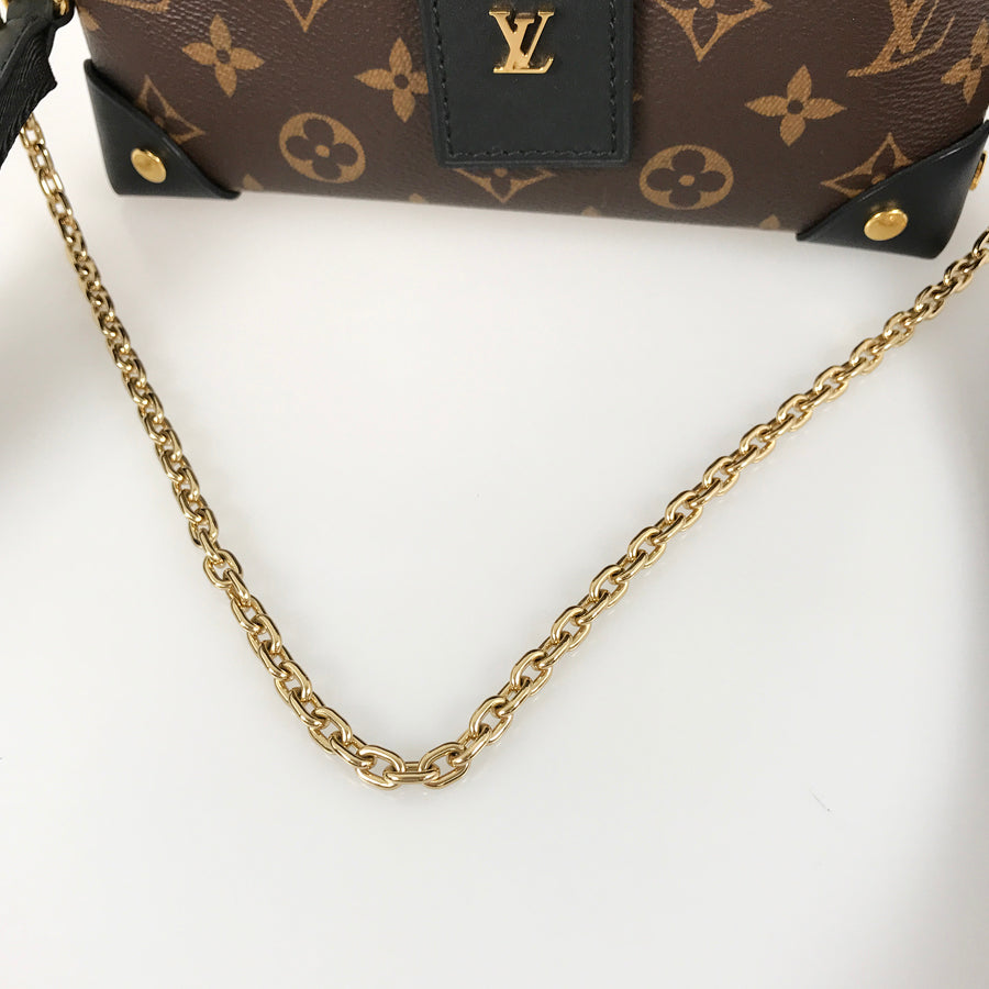 LOUIS VUITTON Monogram Petite Malle Souple M45571 Hand bag