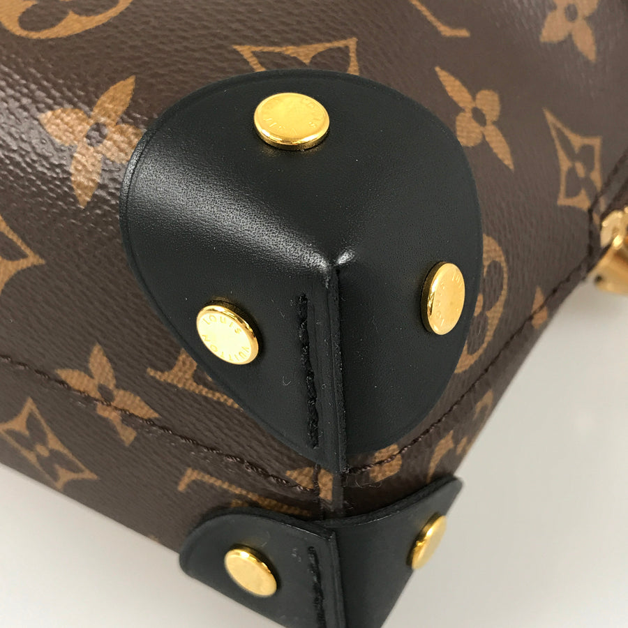LOUIS VUITTON Monogram Petite Malle Souple M45571 Hand bag