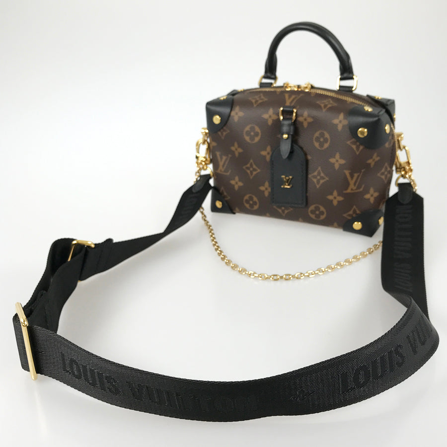 LOUIS VUITTON Monogram Petite Malle Souple M45571 Hand bag