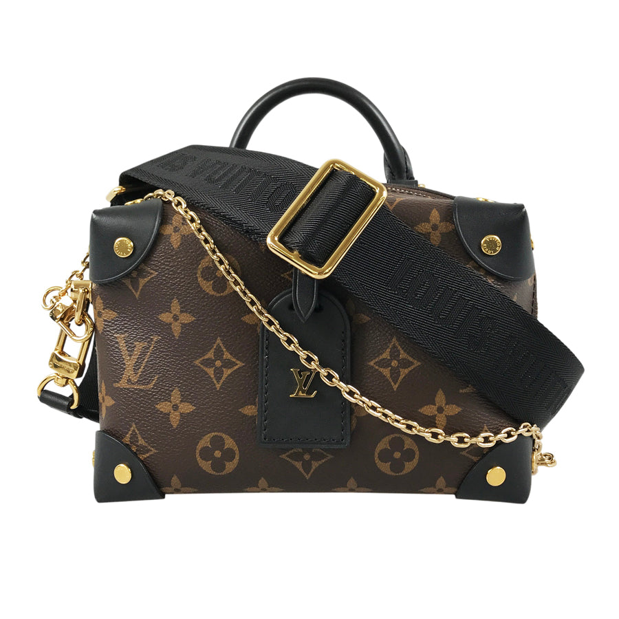 LOUIS VUITTON Monogram Petite Malle Souple M45571 Hand bag